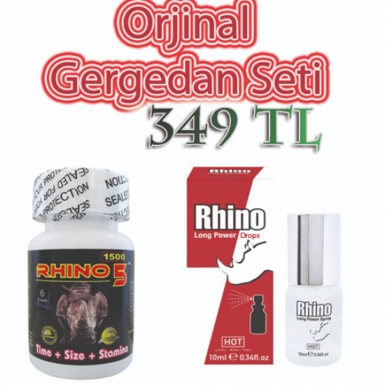 Orijinal Gergedan seti