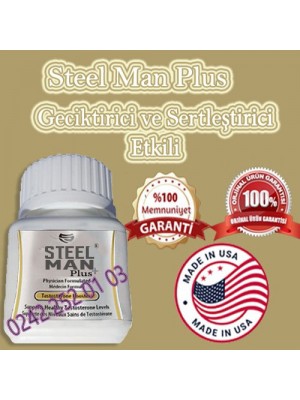 Steel Man Plus Sertleştirici Geciktirici Hap