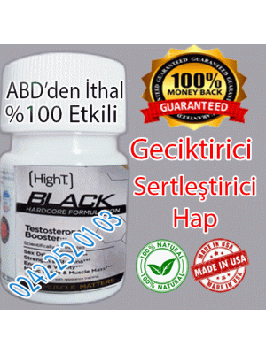 Black Hight Sertleştirici & Geciktirici Hapı