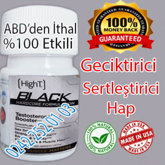 Black Hight Geciktirici Hapı