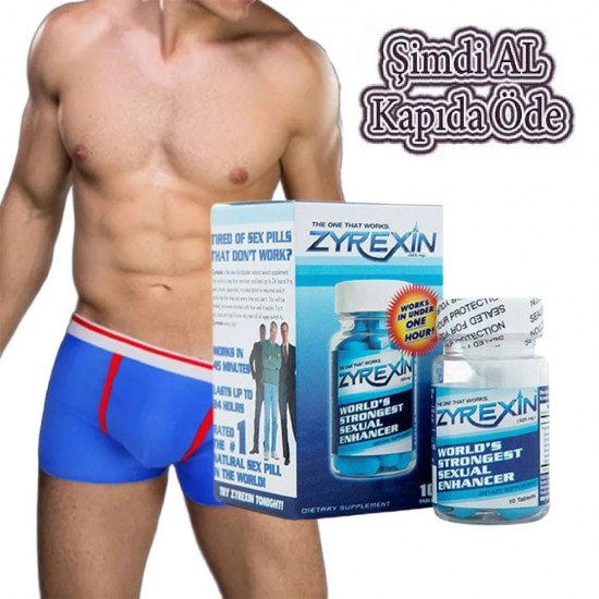 Zyrexin Plus 10 Adet Ereksiyon Hapı