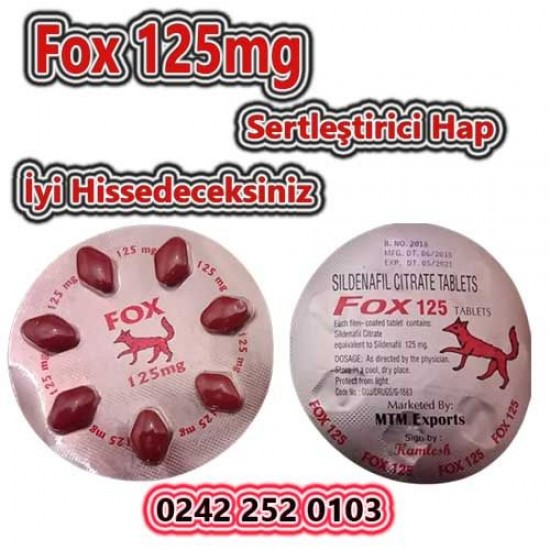 Fox 125mg sertleştirici hap