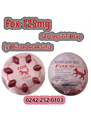Fox 125mg sertleştirici hap
