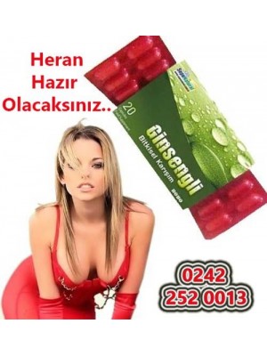 Bobo Ginsengli Bitkisel Ereksiyon Hapı