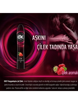 Okey Çilekli Jel Kayganlaştırıcı 100 ml