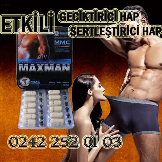 Maxman 4 Etkili Geciktirici Ve Sertleştirici Hap