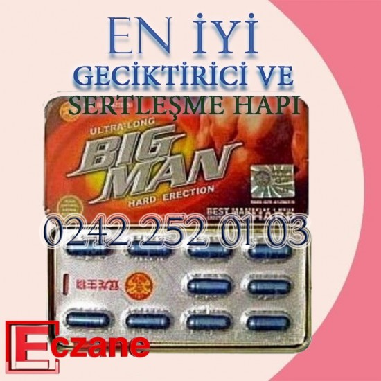 Big Man Geciktirici ve Sertleştirici Hap