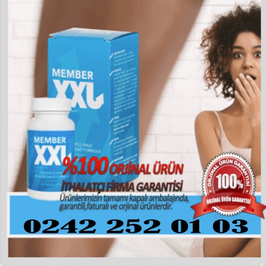 Member XXL 60 Kapsül Bitkisel Sertleştirici Büyütücü Hap