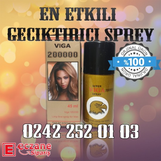Süper Viga 200000 Etkili Geciktirici Sprey 45 ml