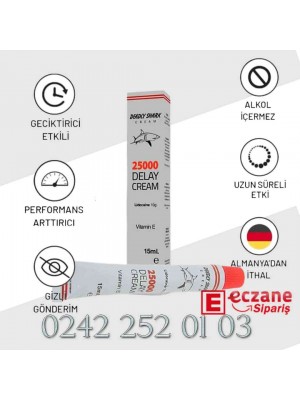 Deadly Shark 25000 Geciktirici Krem