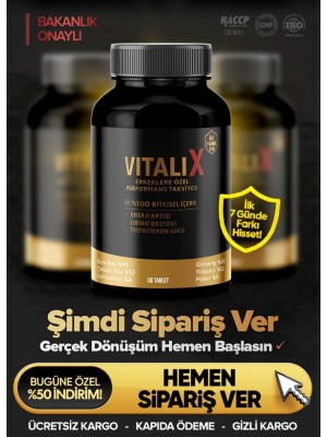 Vitalix Penis Sertleştirici Hap