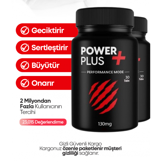 Power Plus Penis Sertleştirici Hap