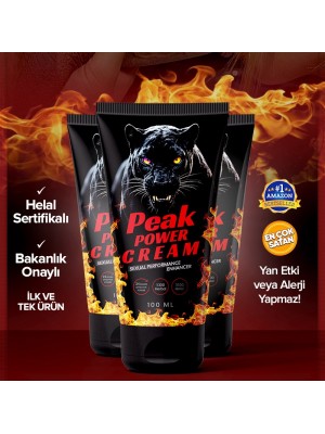 Peak Power Cream – Penis Sertleştirici Krem