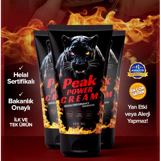 Peak Power Cream – Penis Sertleştirici Krem