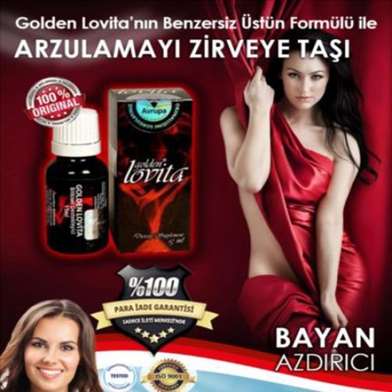 Golden Lovita Bayan Azdırıcı Damla